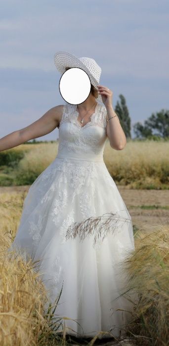 Koronkowa Suknia ślubna Princeska Pronovias 38/40