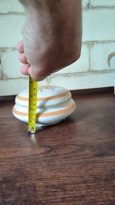 Podełeczko, puzderko, bomboniera Ćmielów ok. 13cm