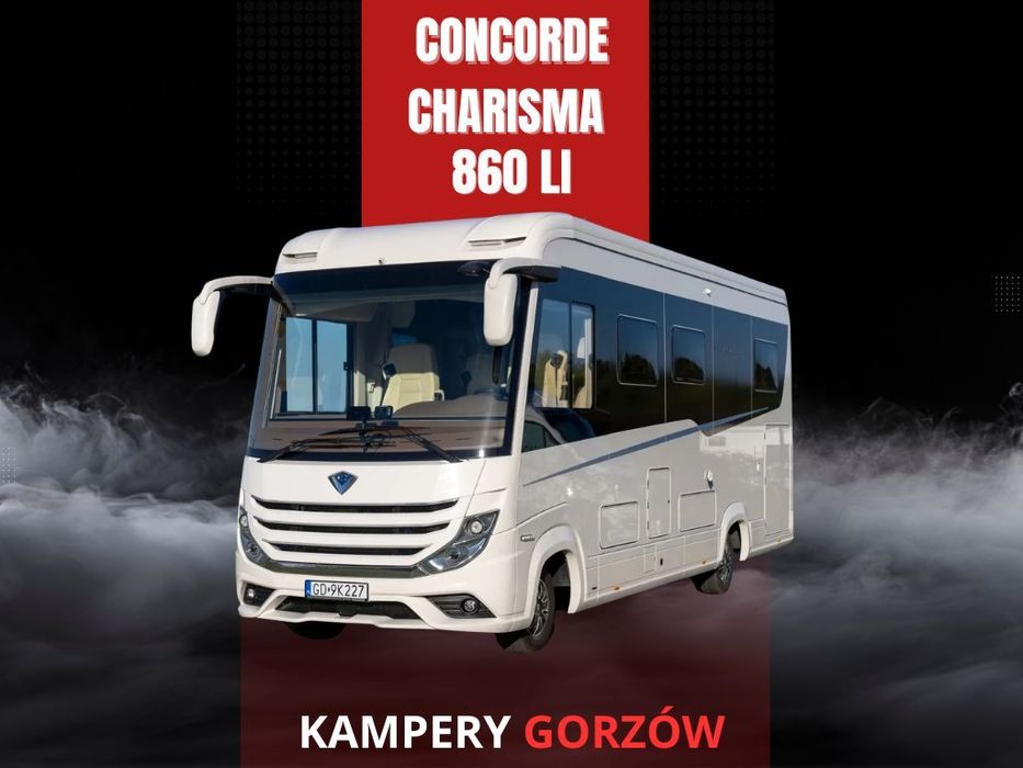 Concorde Charisma 860 LI  Mały przebieg, pierwszy właściciel, po serwisie, dostępna od ręki