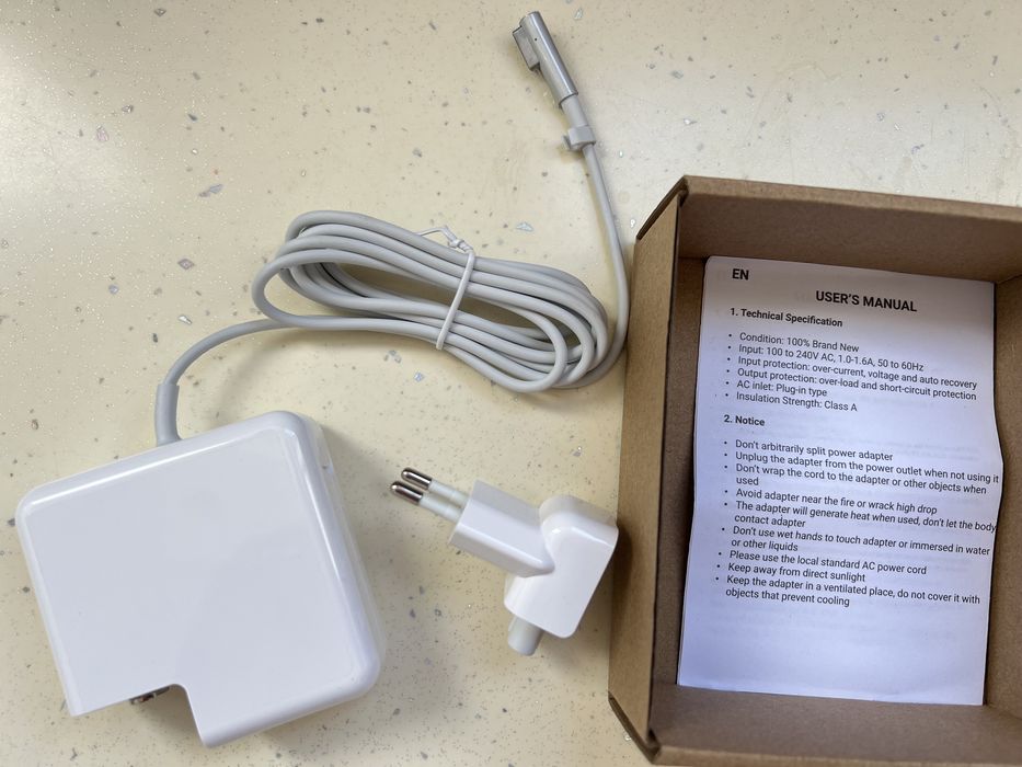 MacBook MagSafe 1 60 W Новая Зарядка макбук Air, Pro 13 дюймів