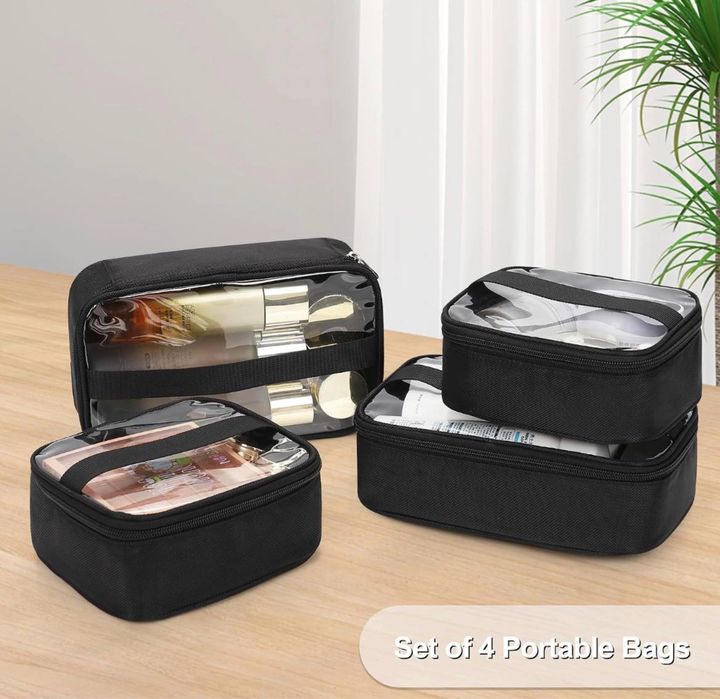 Валіза-кейс Relavel для косметики, чорна, б’юті-кейс на колесах