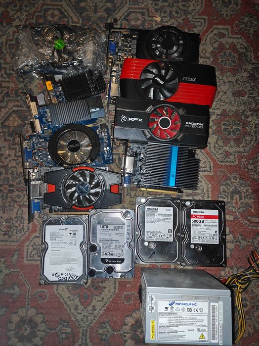 Оперативна пам'ять, SSD та процесори, DDR4 8/16/32GB, DDR3, DDR2