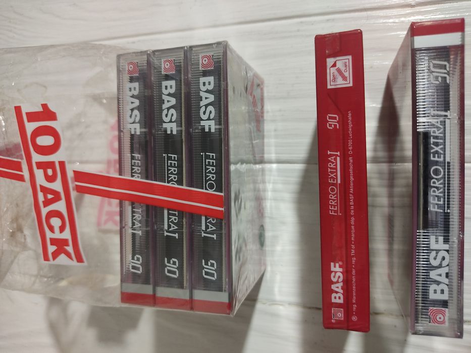 Аудіокасети Basf Ferro Extra I 90 Нові касети Basf Ferro