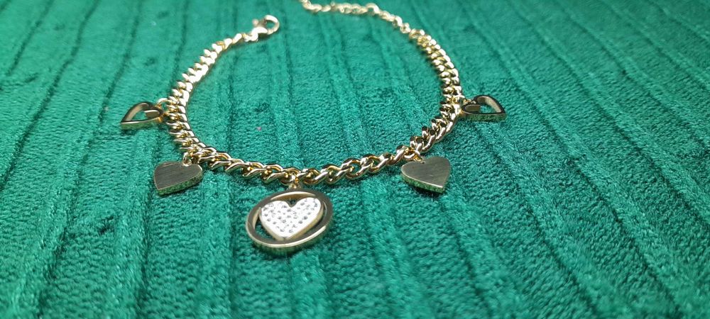 Bransoletka celebrytka serca