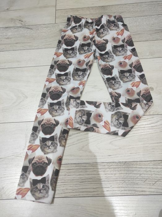 Legginsy dziewczęce w zwierzątka