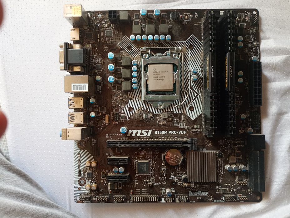 Płytwa główna + procesor + ram