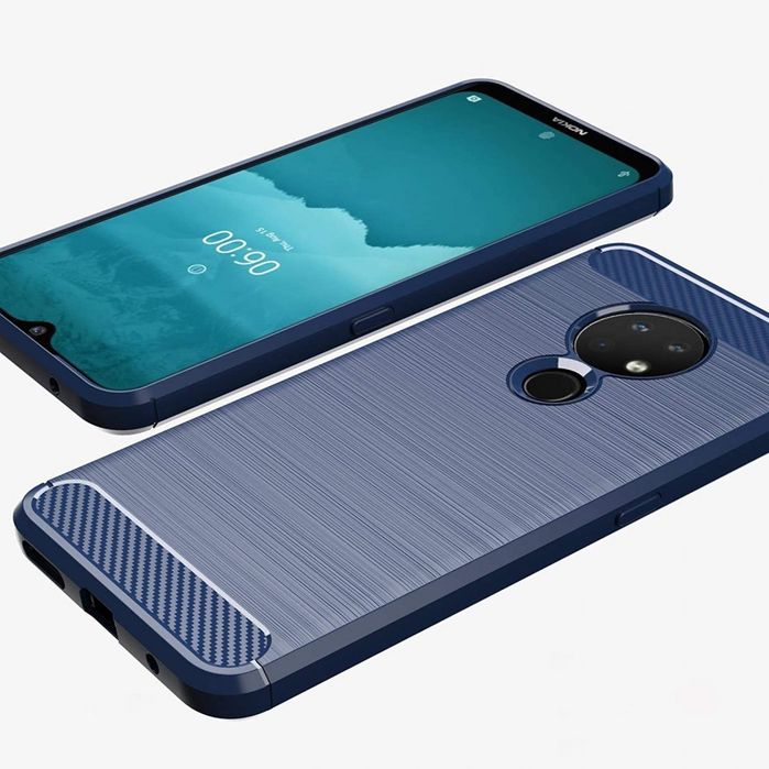 Etui Pancerne Do Nokia 7.2 / Nokia 6.2 Niebieski