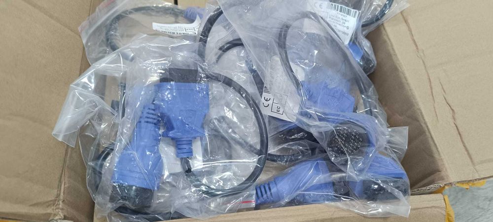 Kit de 8 cabos para Ligeiros e Pesados OBD II c/cabos IVECO 38 Pinos
