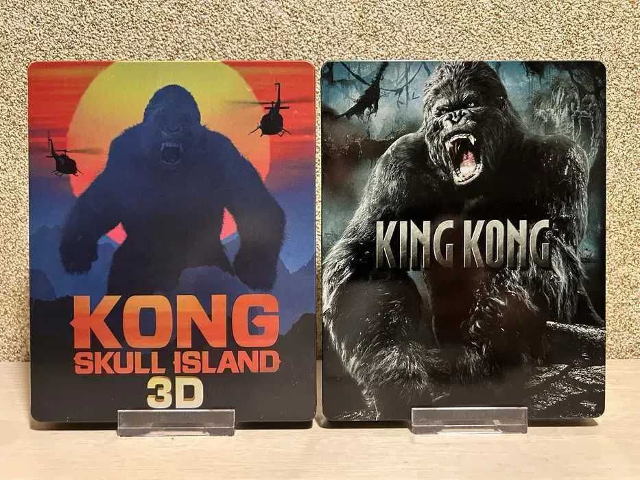Steelbook Blu-ray Годзилла 1-2/ Кинг Конг/ Небоскрёб/ Мумия