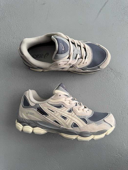 ‼️НОВІ Кросівки Asics Gel-NYC Grey Beige Gore-Tex
