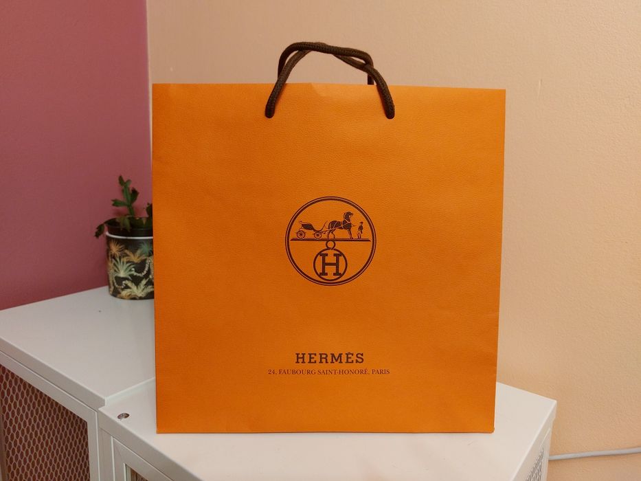 Oryginalna torba papierowa HERMES