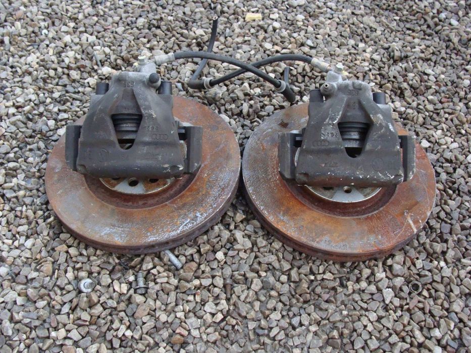 zaciski tarcze klocki 312mm audi tt 8n a3/s3 8l golf iv r32 gti leon cupra