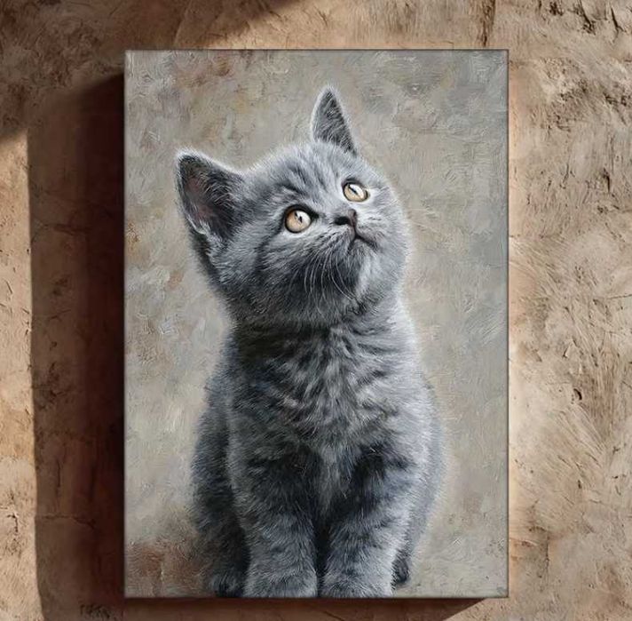 Obraz na płótnie kot nowy