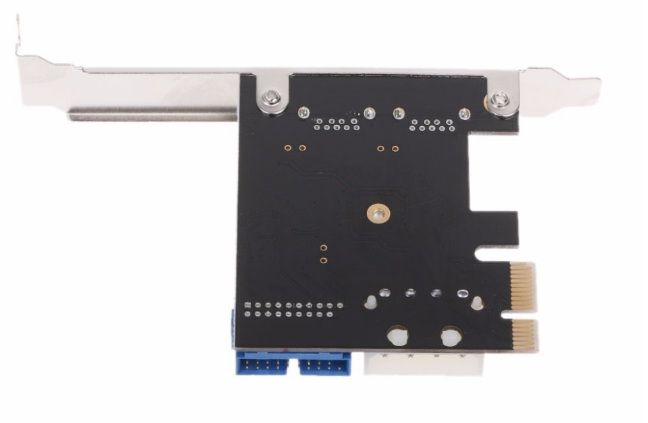 Контроллер PCI Express USB 3.0 (2 порта + выход на переднюю панель)