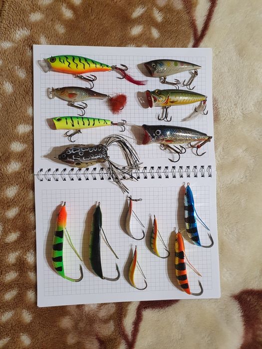 Распродажа Воблера колебалки вертушки силикон.