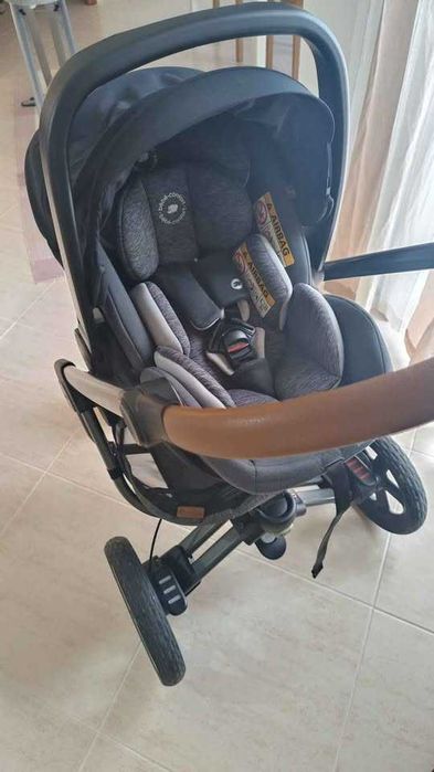 Conj.completo | Carrinho Maxi-Cosi Nova 3W + Ovo Bébé Confort Marble + Base Isofix – Conjunto Completo