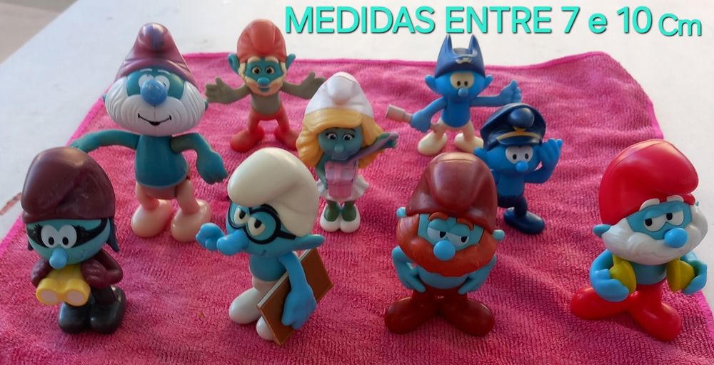 CRIANÇA BRINCAR ou COLECÇÃO os STRUMPFS ou SMURFS. Casa Quarto Sala Cozinha Colecionar.