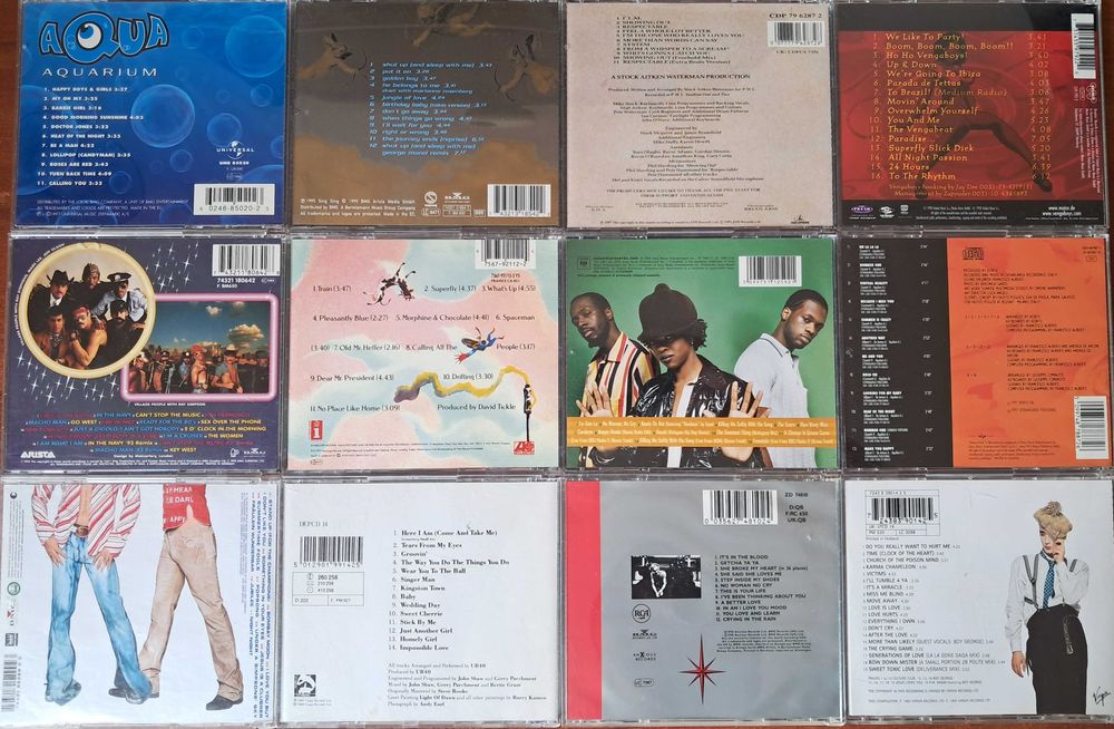 Backstreet Boys East 17 M People Lovers Fatboy Slim Bomfunk Kings Alexia Twenty 4 Seven
