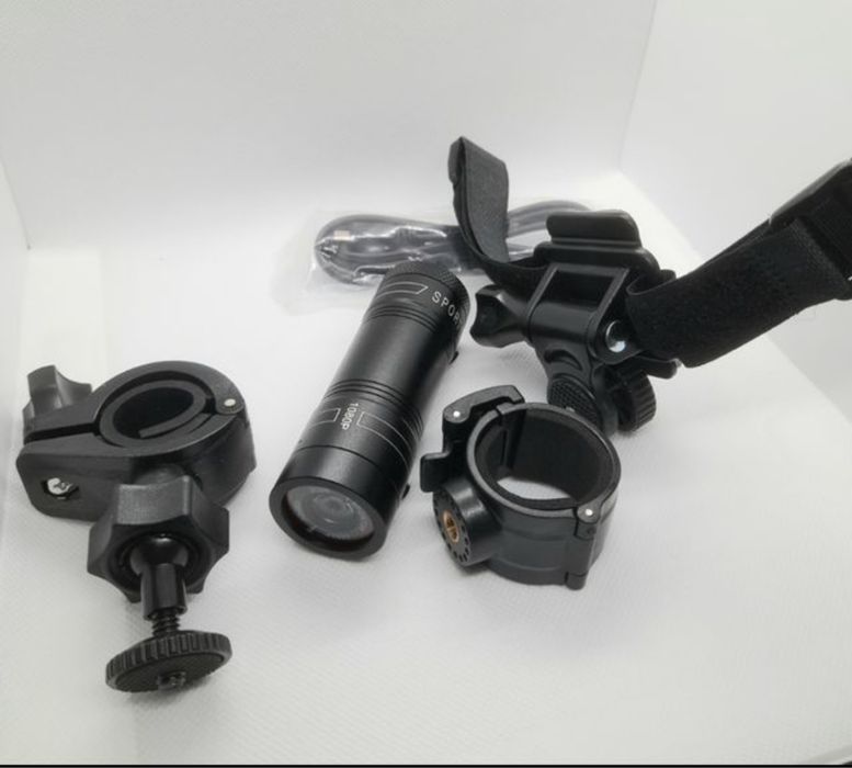 Câmara de desporto com suporte 1080 p