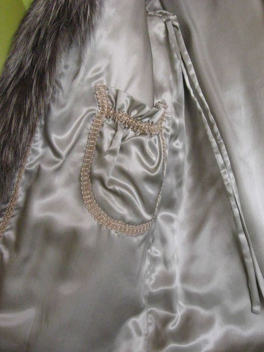 futro ze srebrnych lisów