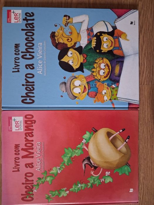 Livro com Cheiro a Morango e Chocolate