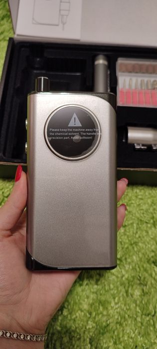 Фрезер на аккумуляторе  для маникюра мощный 45w
