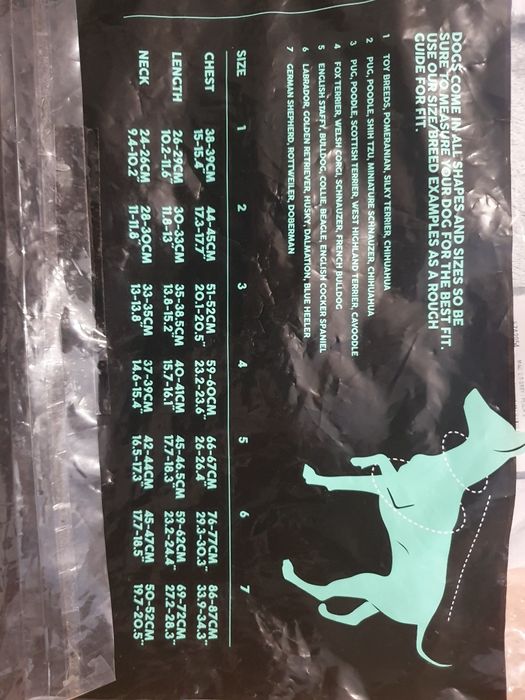 Roupa para cão nova