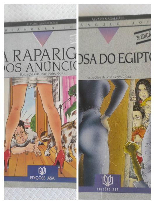 Livros triângulo jota
