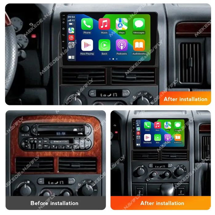 штатна магнітола mekede mn jeep grand cherokee ii wj (1998-2004) ips (