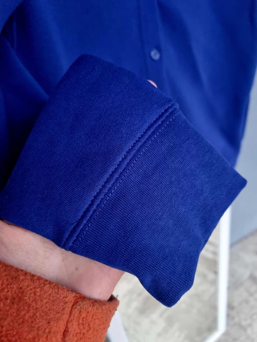 Новый кардиган цвета индиго на флисе