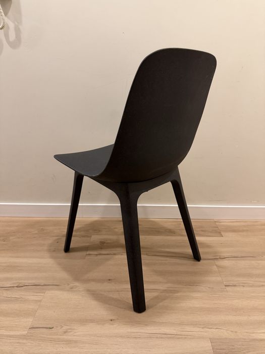 6 Cadeiras ikea odger pretas praticamente novas