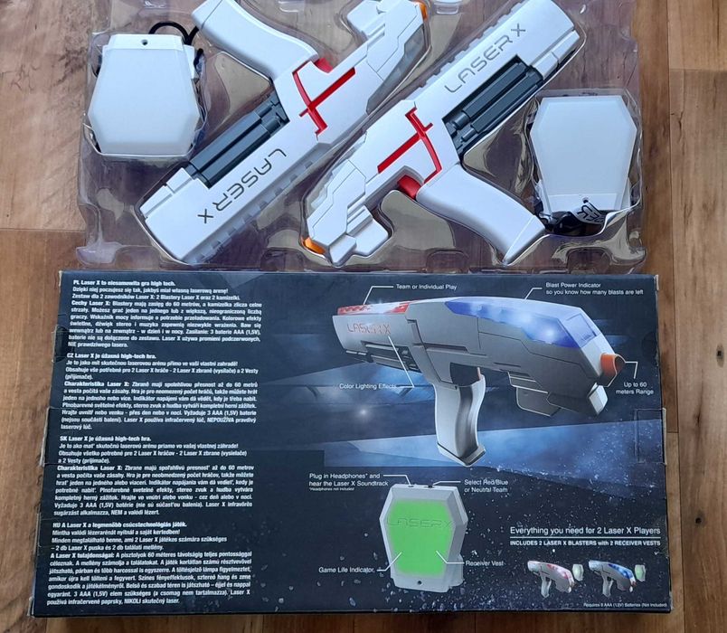 Laser X pistolet na podczerwień zestaw