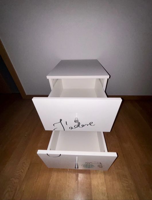 Szafka nocna dziecieca  Meblik Fashion Mint