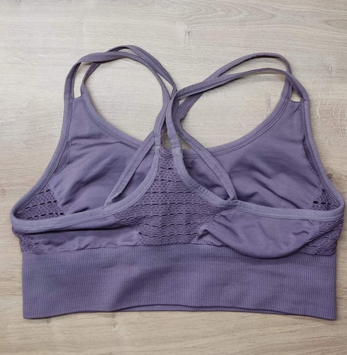 Stanik do ćwiczeń M fioletowy