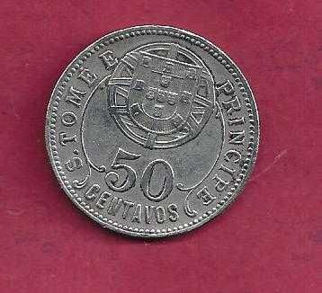 SÃO TOMÉ E Pincipe EX-colonia 50  Centavos  1929 Bonita