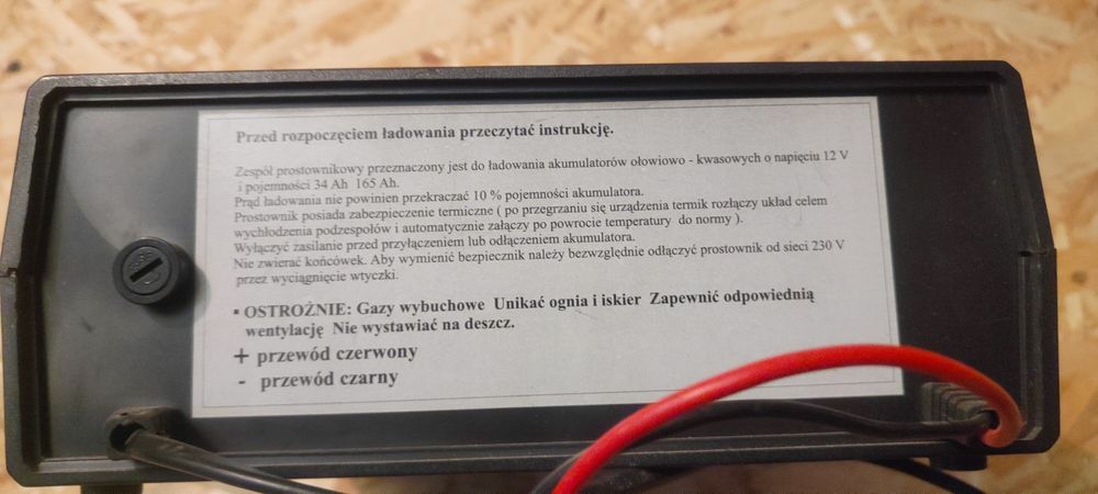 Prostownik Prostel Car 15A z regulacją