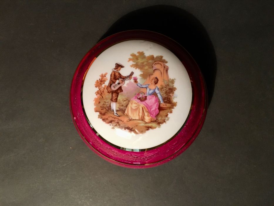 LIMOGES FRANCE - antiga - 12,5 x 7,5 cm/s