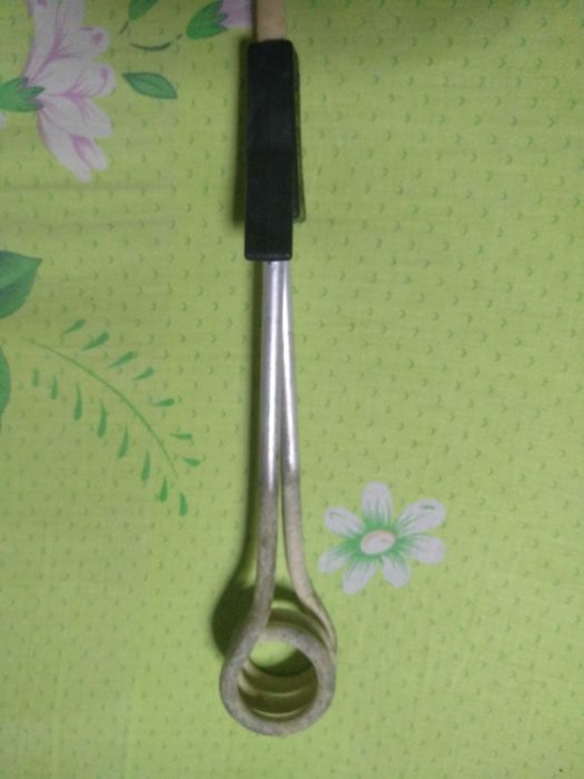 Кипятильник электрический алюминиевый погружной для ведра 1 кВт