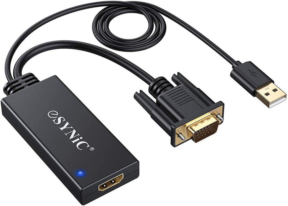 Відеоадаптер eSynic VC049 1080P VGA на HDMI HD HDTV