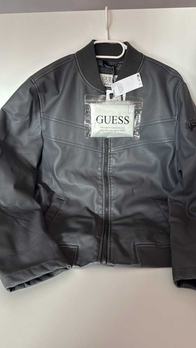 Guess kurtka męska bomberka L nowe ciemnoszara