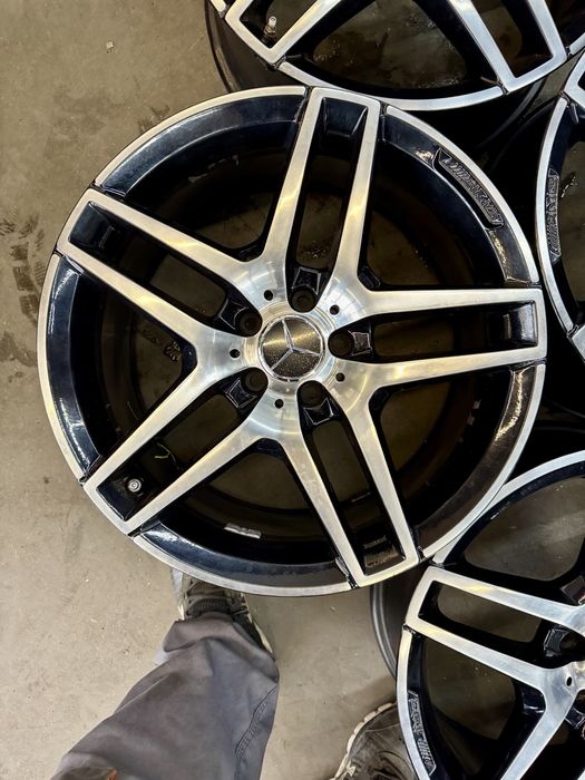 Оригинальные разноширокие диски mercedes r19 8,5-9,5j et38 5x112 4шт