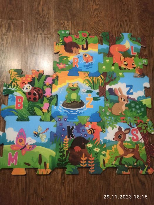 Gitara + puzzle piankowe 8 sztuk