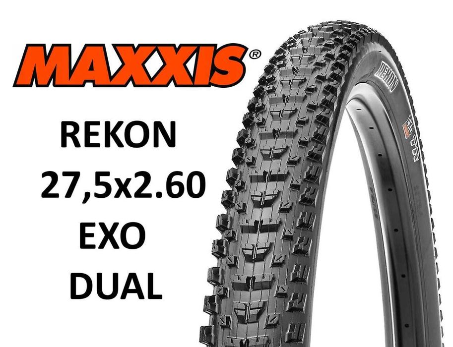 NOWA opona rowerowa MAXXIS REKON 27,5x2.60 EXO Dual Compound 2,6" drut