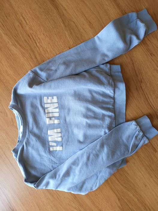 Bluza damska M błękitna