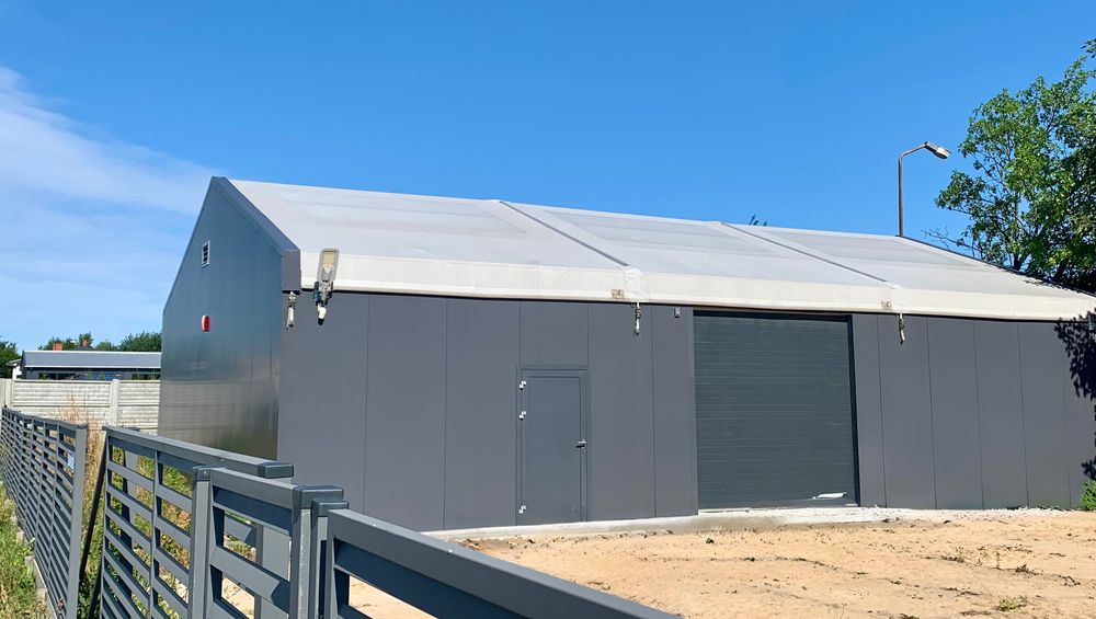 Działka inwestycyjna z halą magazynową