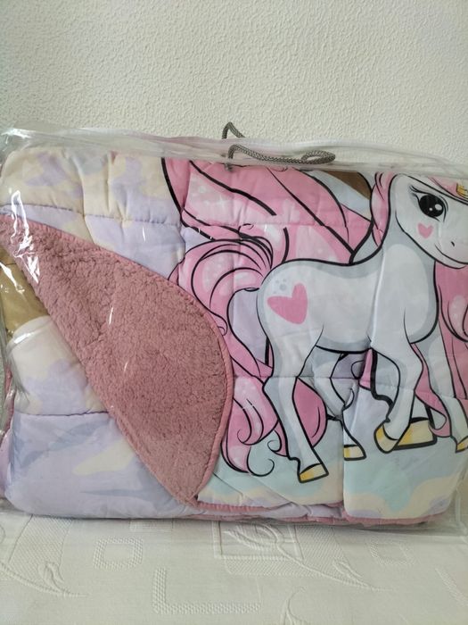 Edredao de unicornio para menina