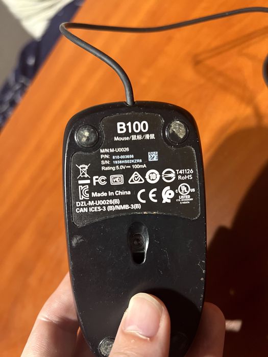 Logitech B100 комп'ютерна мишка