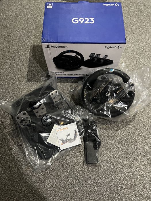 Kierownica Logitech G923 PS4 / PC + stojak wolnostojący – stan bardzo dobry