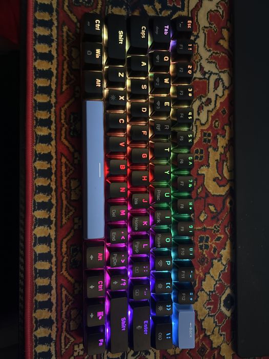 Klawiatura mad dog GK850K 60 % red switch