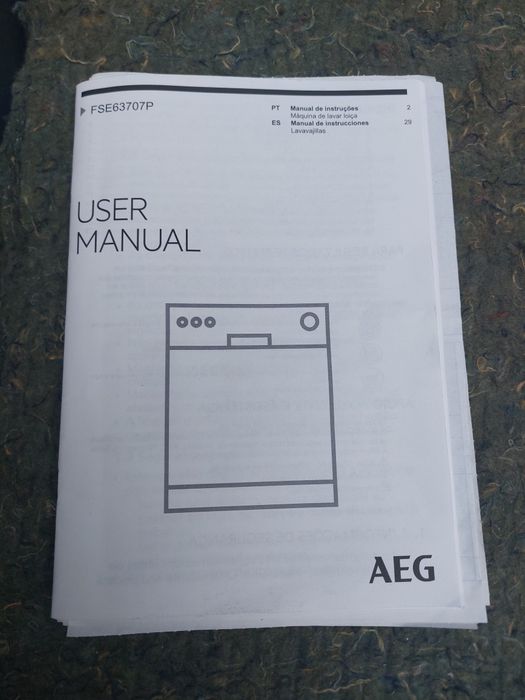 Máquina de lavar loiça AEG encastre FSE63707P7